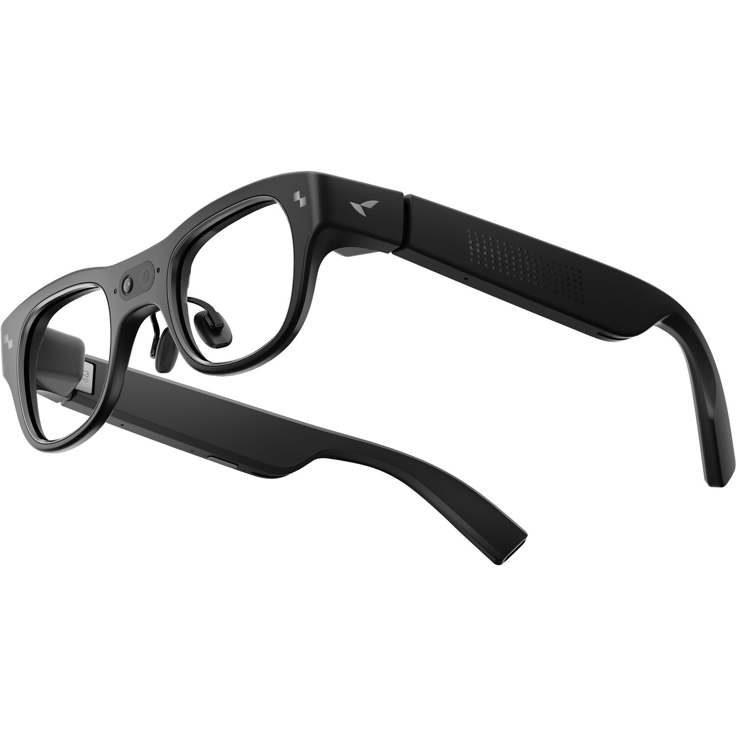 RayNeo X3 Pro smart glasses, three-quarter angle
